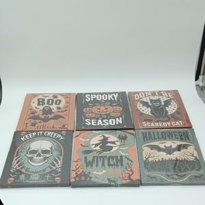 6 Halloween Canvas New